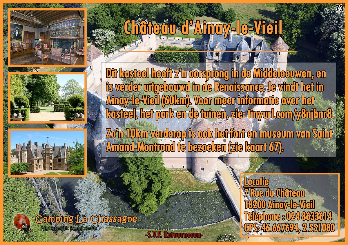 73 Chateau d'Ainay-le-Vieil