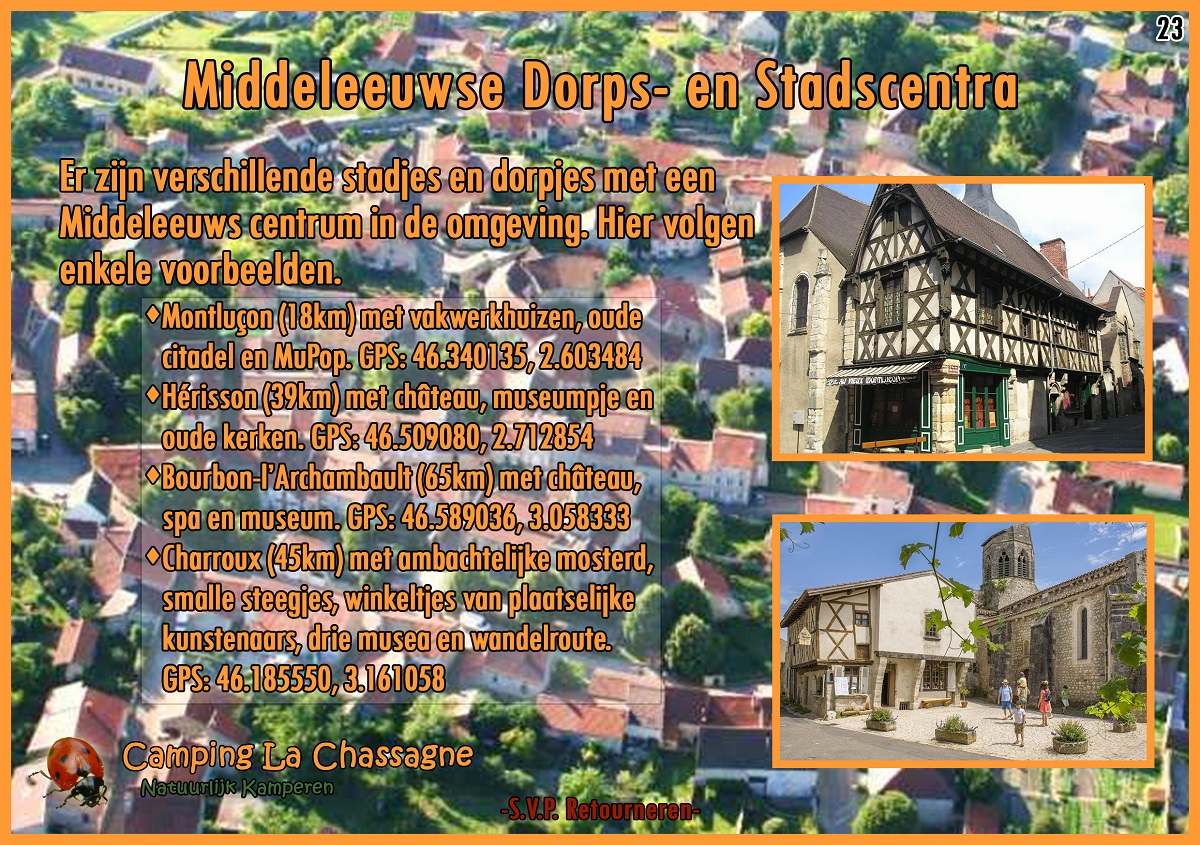 23 Middeleeuwse dorps- en stadscentra
